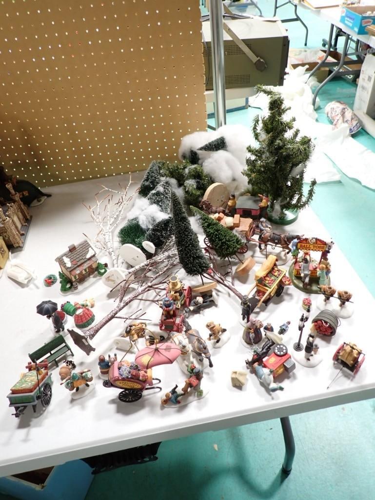 Dept 56 Accessories, Trees, Horse and Buggy, Figures, Etc (1 of 11)