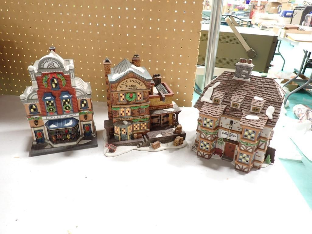 Dept 56 incl Sir John Falstaff Inn, East Indies Trading Company, Scottie's Toy Shop (1 of 11)