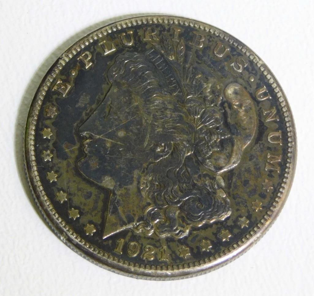 1921-P Morgan Dollar 90% Silver (1 of 2)