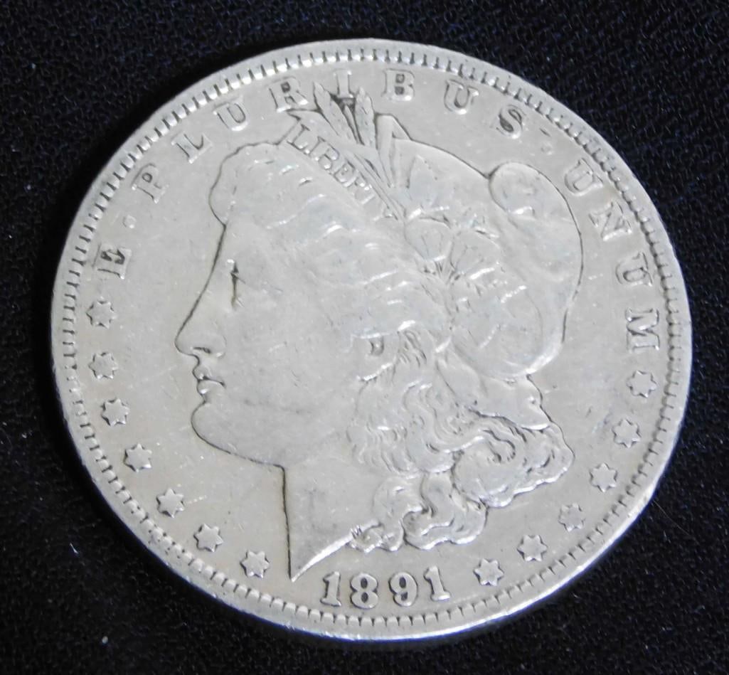 1891-P Morgan Dollar 90% Silver (1 of 3)