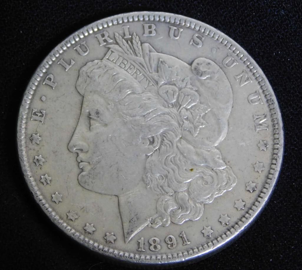 1891-P Morgan Dollar 90% Silver (1 of 2)