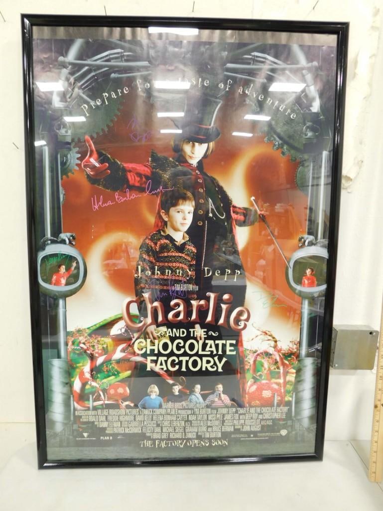 Charlie and the Chocolate Factory Signed Movie Poster No COA (1 of 9)