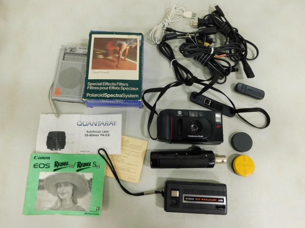 Lot of Cameras, Sony Transistor Radio, etc (1 of 5)