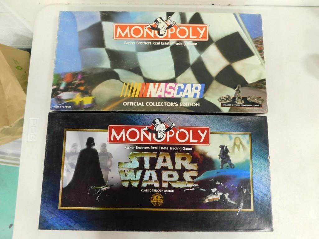 Star Wars Monopoly and Nascar Monopoly Games (1 of 3)