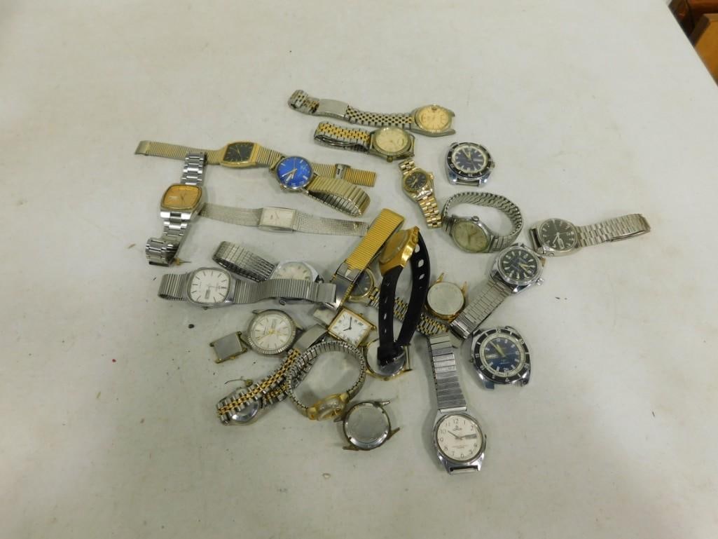 Large Lot of assorted watches including vintage, some men's, some women's, etc. (1 of 3)