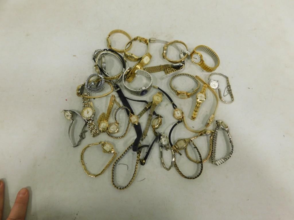 Lot of Vintage Women's watches including Bulova, Waltham, Elgin and Seiko: Lot of Vintage Women's watches including Bulova, Waltham, Elgin and Seiko