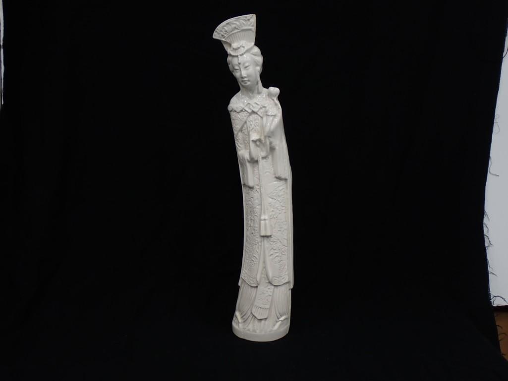 Qing Dynasty Porcelain Guanyin Statuette (1 of 11)