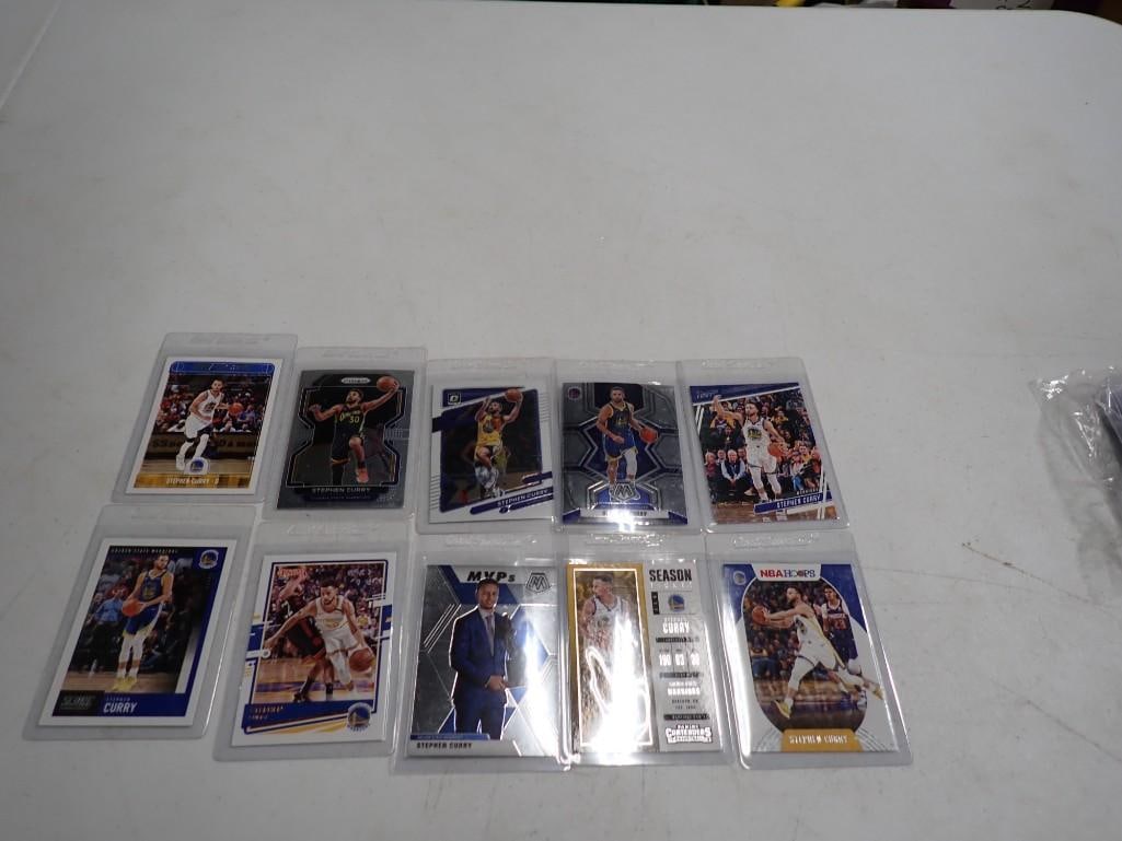 Lot of 10 Different Stephen Curry Golden State Warriors Basketball Cards: Lot of 10 Different Stephen Curry Golden State Warriors Basketball Cards