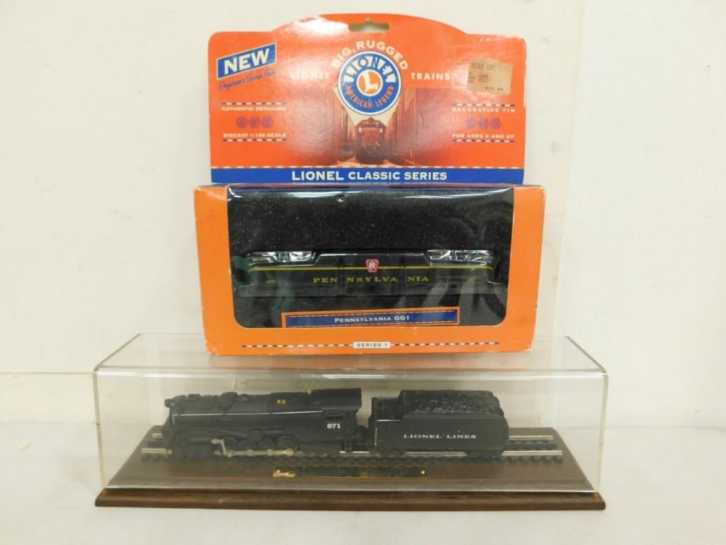 Lionel 671 Locomotive and Tender and Lionel Classic Series GG1 Pennsylvania (1 of 6)
