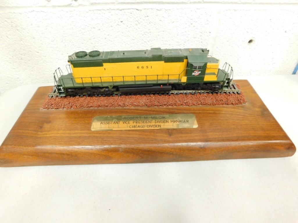 North Western Railroad Desk Award (1 of 4)
