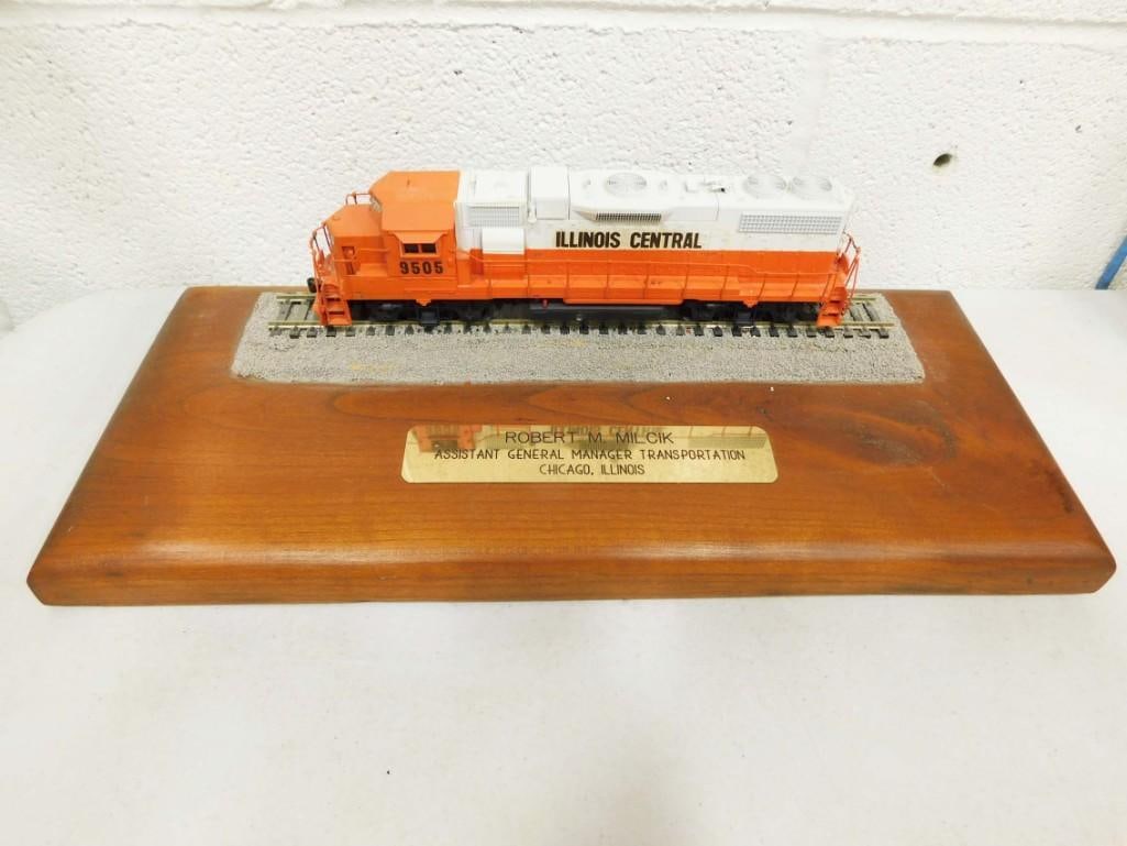 Illinois Central Railroad Desk Award (1 of 4)