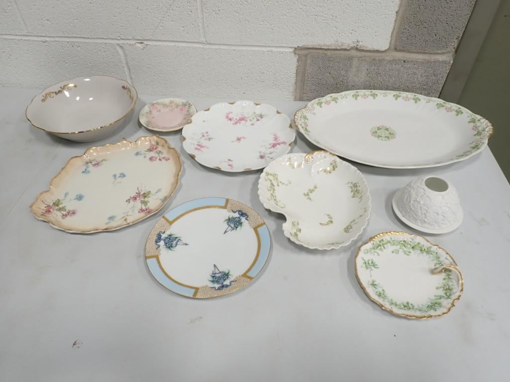 Lot of China incl Limoges: Lot of China incl Limoges . Includes a Limoges Candle Holder