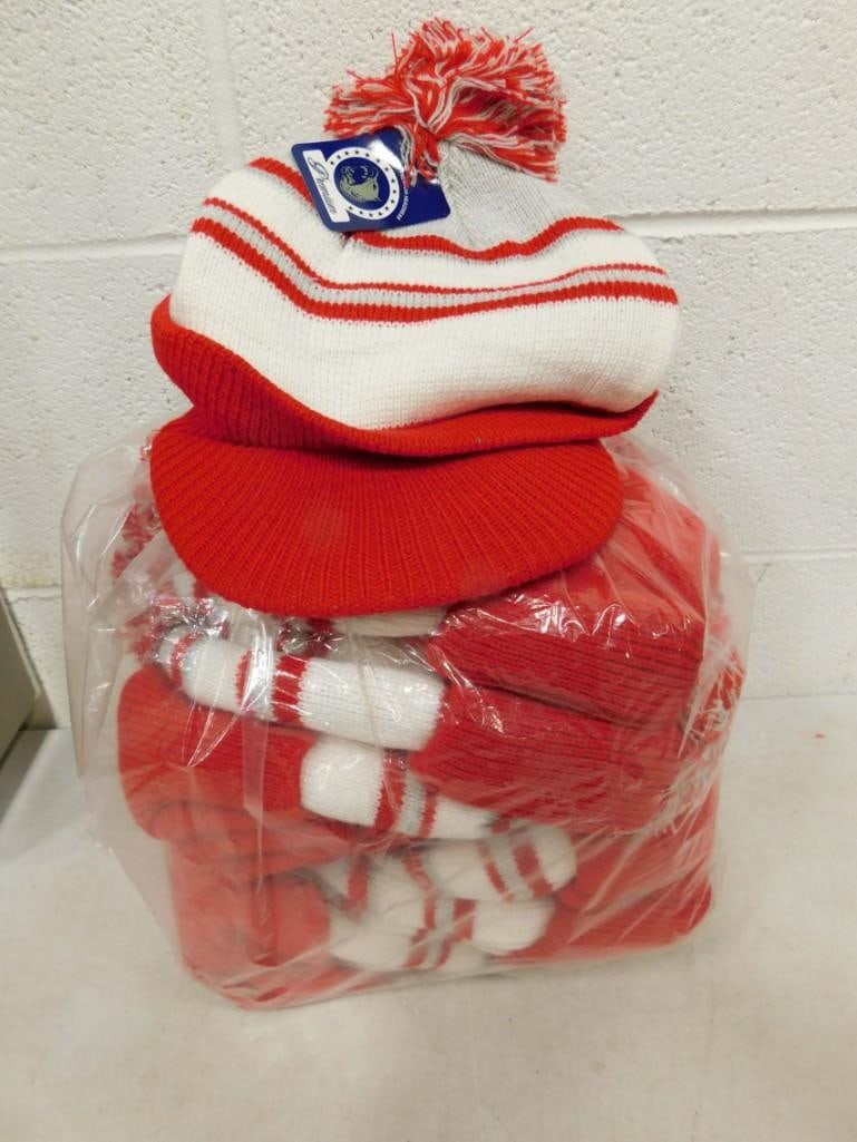 12 New with Tags Stocking Caps with Pom Pom (1 of 4)