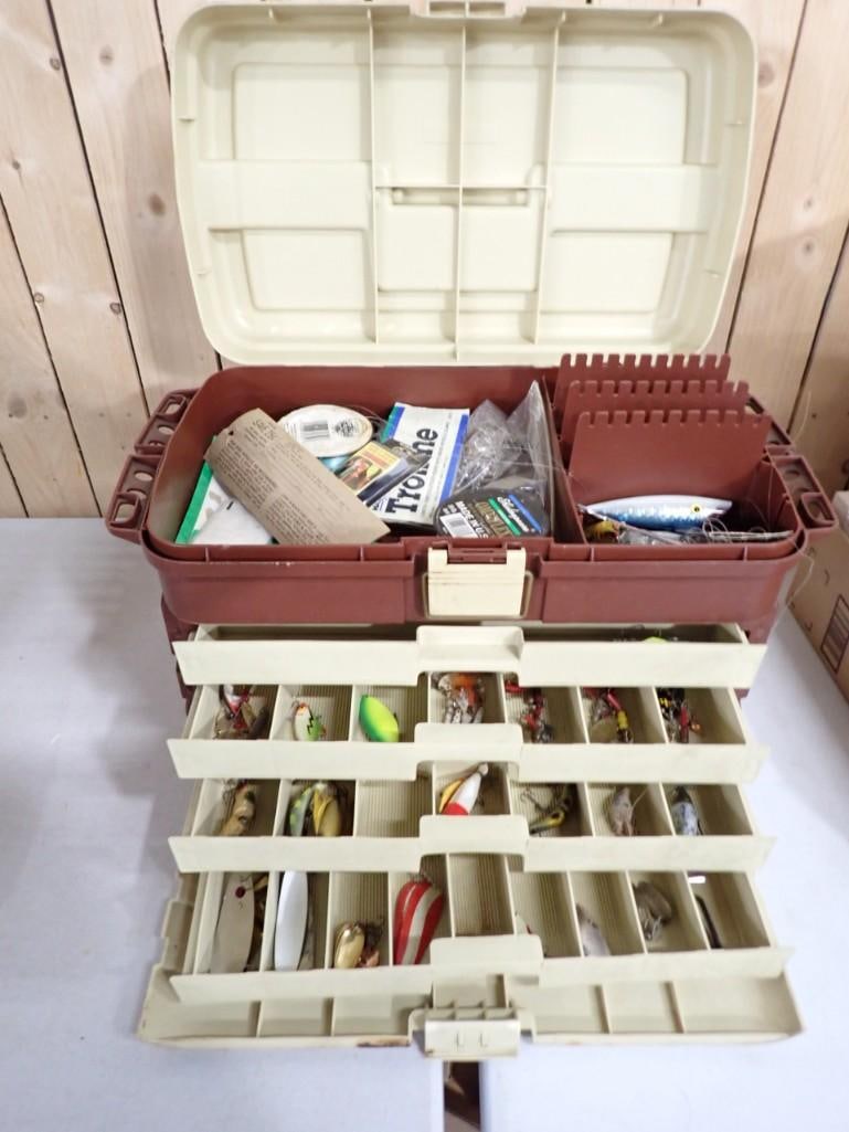 Plano Fishing Tackle Box with Tackle, Lures, etc (1 of 8)