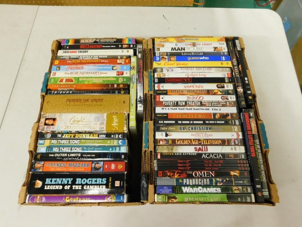 DVDs incl Murder She Wrote, The Bob Newhart Show, My Three Sons, Kenny Rogers, etc (1 of 3)