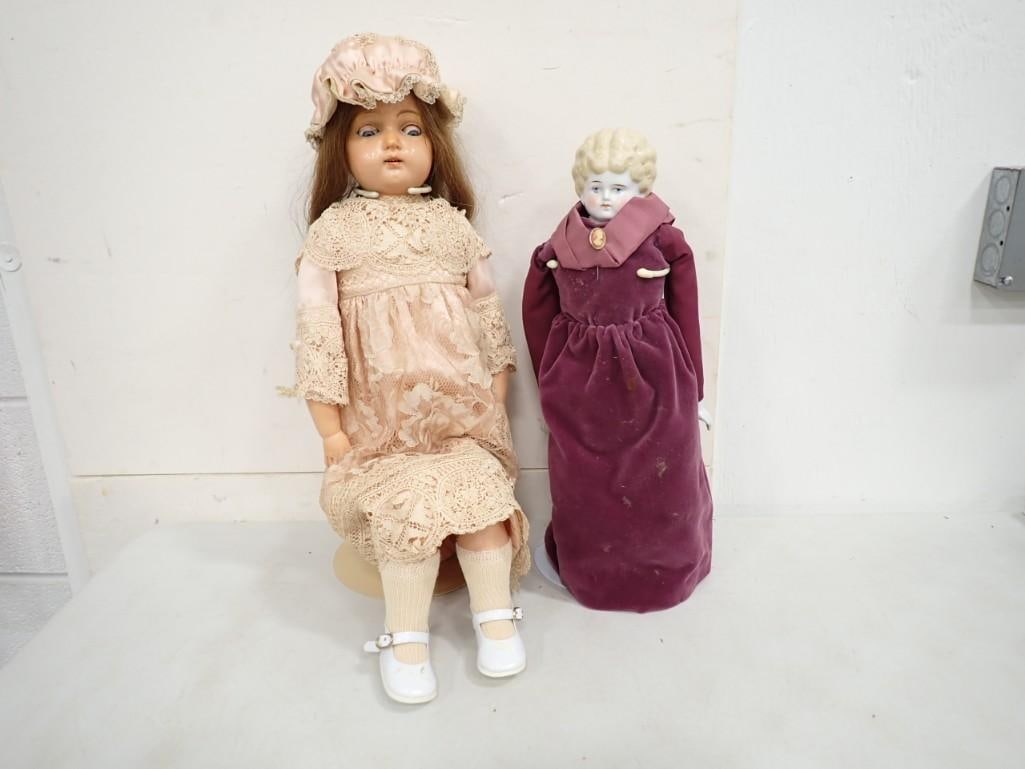 Antique Kammer Reinhart K&R 255 Celluloid & China head TLC Dolls (1 of 13)