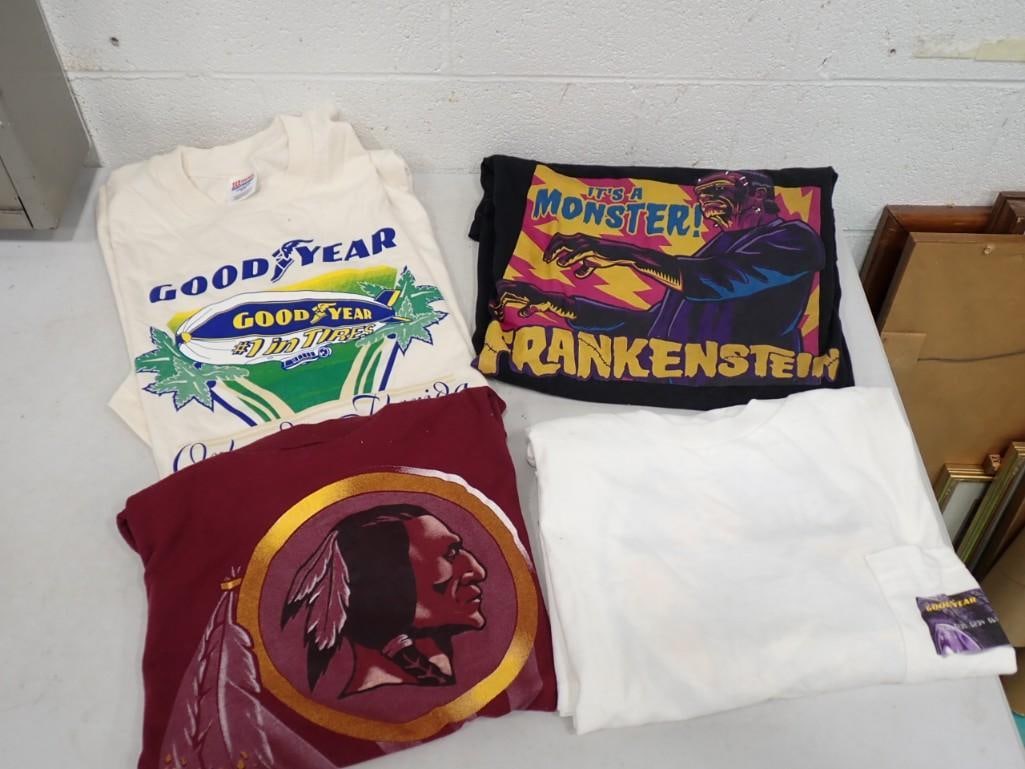T-Shirts incl Washington Redskins 1991 Super Bowl Champs, Frankenstein, 2 Goodyear (1 of 15)