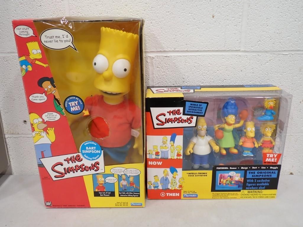 The Simpsons Toys New in Package incl Bart Simpson Interactive Talking Figure and (1 of 7)