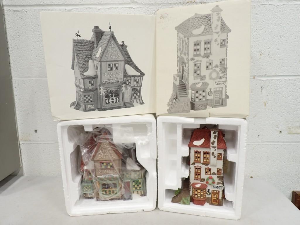 2 Dept 56 Buildings incl Nettie Quinn Puppets & Marionettes and CH Watt Physician (1 of 8)