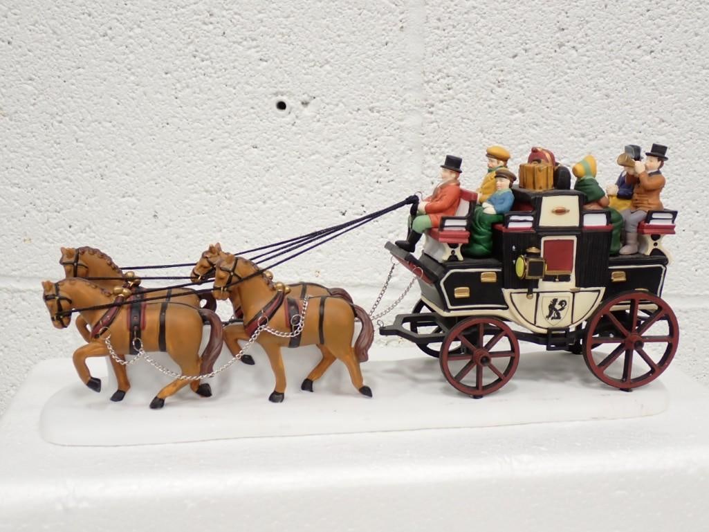 Dept 56 Holiday Coach Heritage Village Collection in Original Box: Department 56 Holiday Coach Heritage Village Collection in Original Box