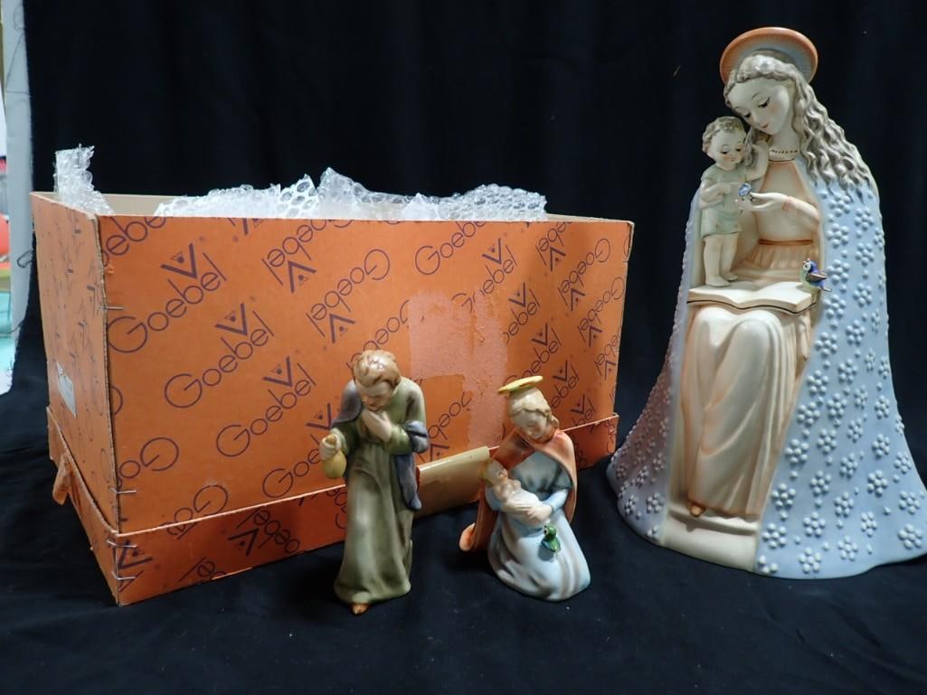 Vintage Goebel Religious Figurines incl 2 Goebel Sacrart (1 of 12)