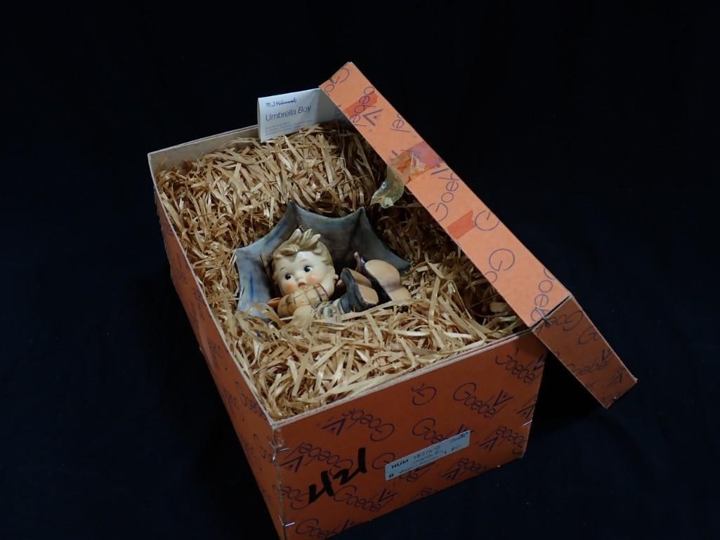 Goebel Hummel Umbrella Boy Figurine 152/A/O in Original Box (1 of 9)