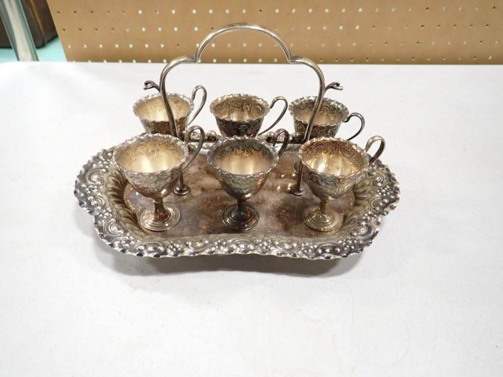Gibson Belfast Silverplate Cruet Set (1 of 9)