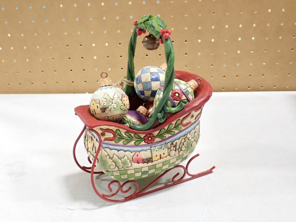 Jim Shore Heartwood Creek Sleigh Bells Ring Set 4009195 with Original Box and Tag (1 of 11)