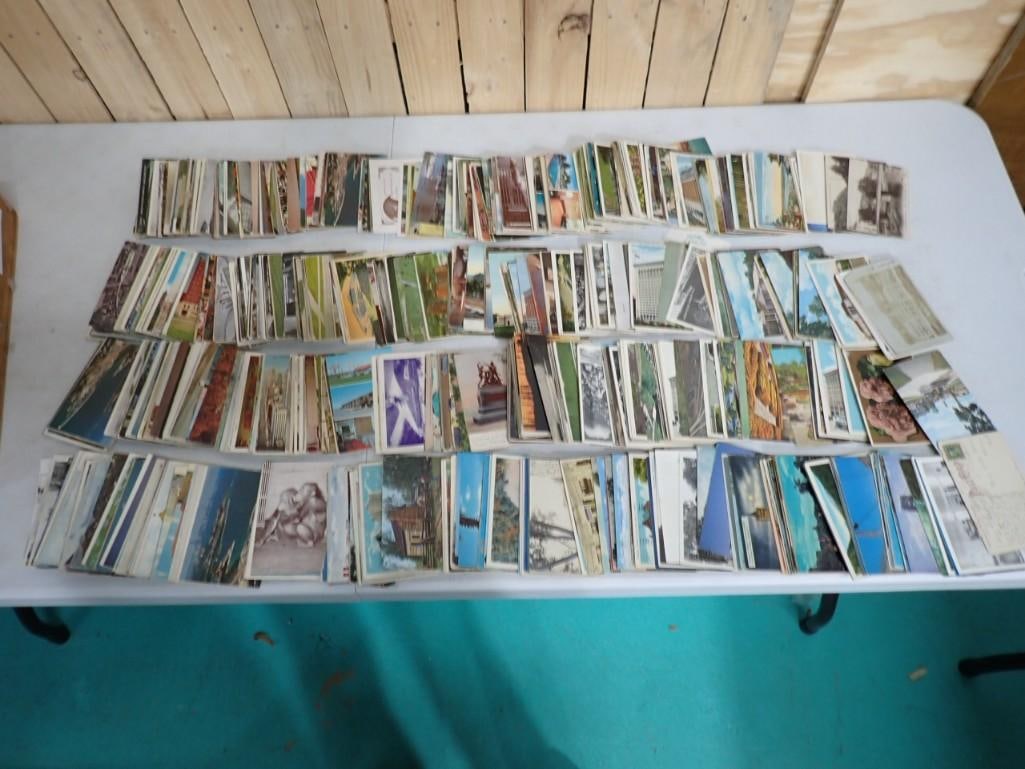 Huge Lot of assorted Vintage Postcards - some written on, some not, some mailed, some not (1 of 11)