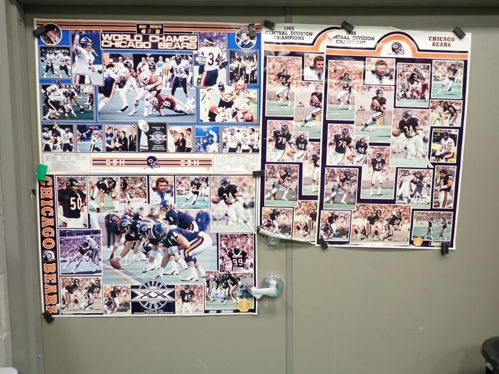 Chicago Bears Posters including Superbowl XX 1985 Bears (1 of 4)