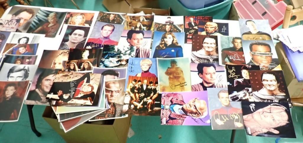 Huge Lot of Star Trek and Other Celebrity Photos - Many Autographed - No COAs (1 of 14)