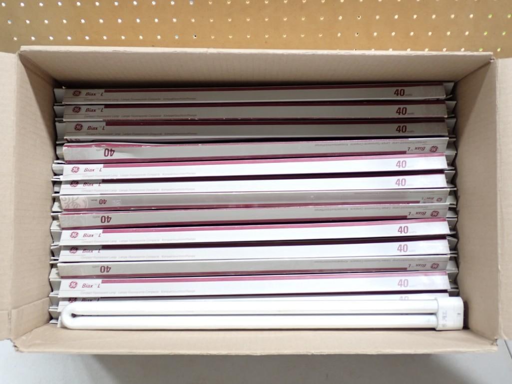 Case of GE Biax L 40w Compact Fluorescent Bulbs: Case of GE Biax L 40w Compact Fluorescent Bulbs