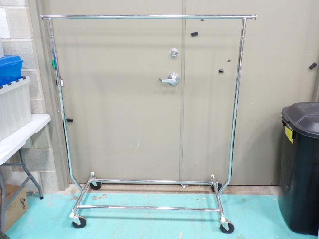 Portable Clothing Rack on Wheels or Casters (1 of 8)