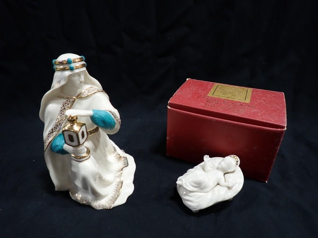 Lenox First Blessing Baby Jesus First in a Series Nativity Figure in Original Box (1 of 9)