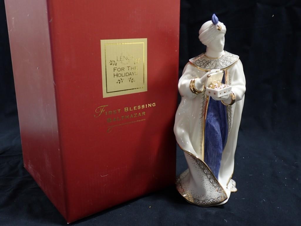 Lenox First Blessing Balthazar Nativity Figure in Original Box (1 of 8)