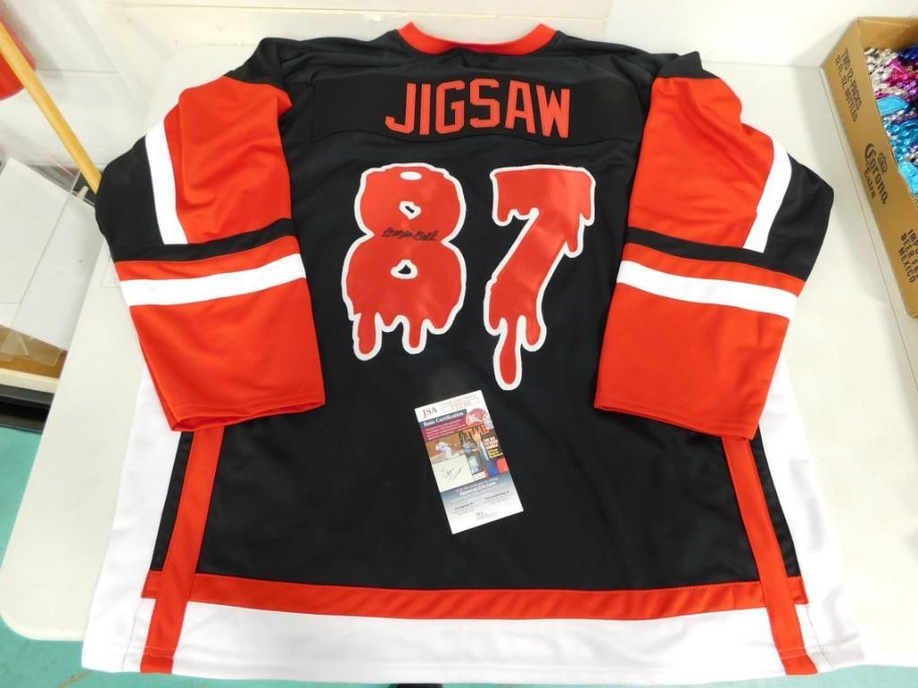 Jigsaw Jersey Signed by Tobin Bell with JSA COA (1 of 8)