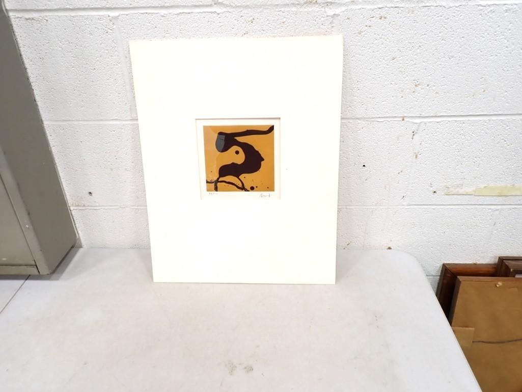 Jim Bird (British, 1937-2010) Color Aquatint, Pencil Signed Lower Right and Numbered 34/100 (1 of 7)