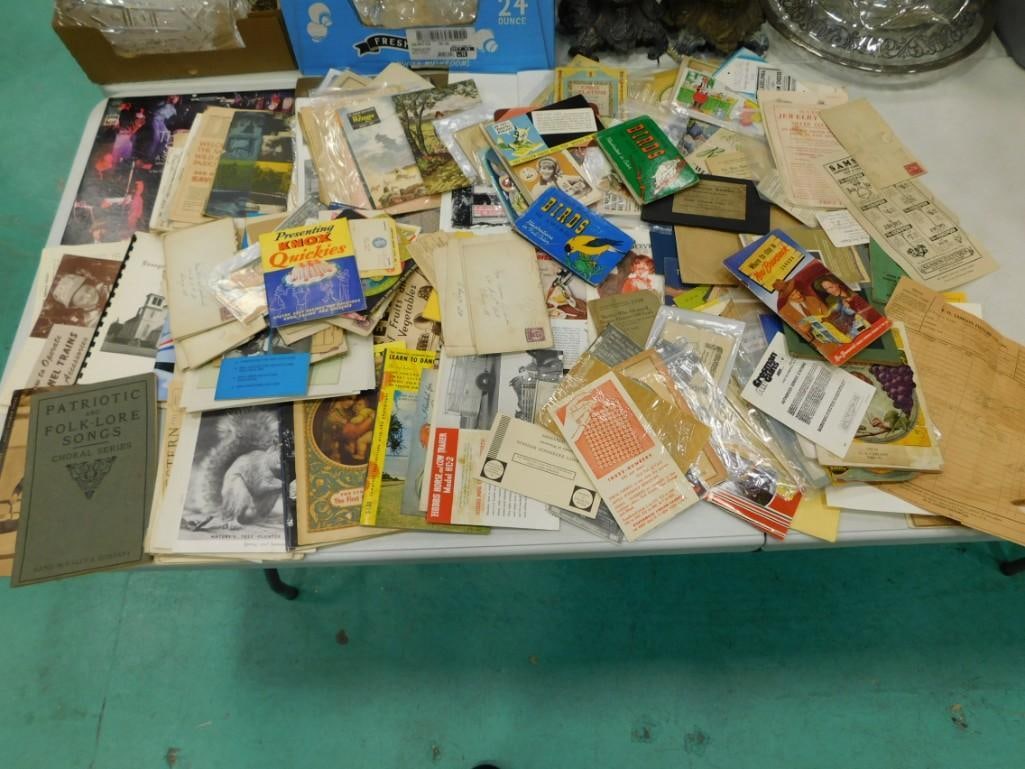 Vintage Ephemera incl Booklets, Pamphlets, Brochures, Etc (1 of 12)
