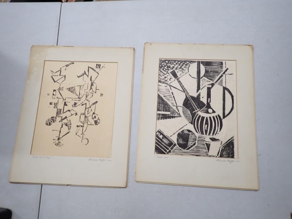 Alexander Moffat (Scottish, b. 1943): "It Takes Two to Tango" and "Naples" (1 of 7)