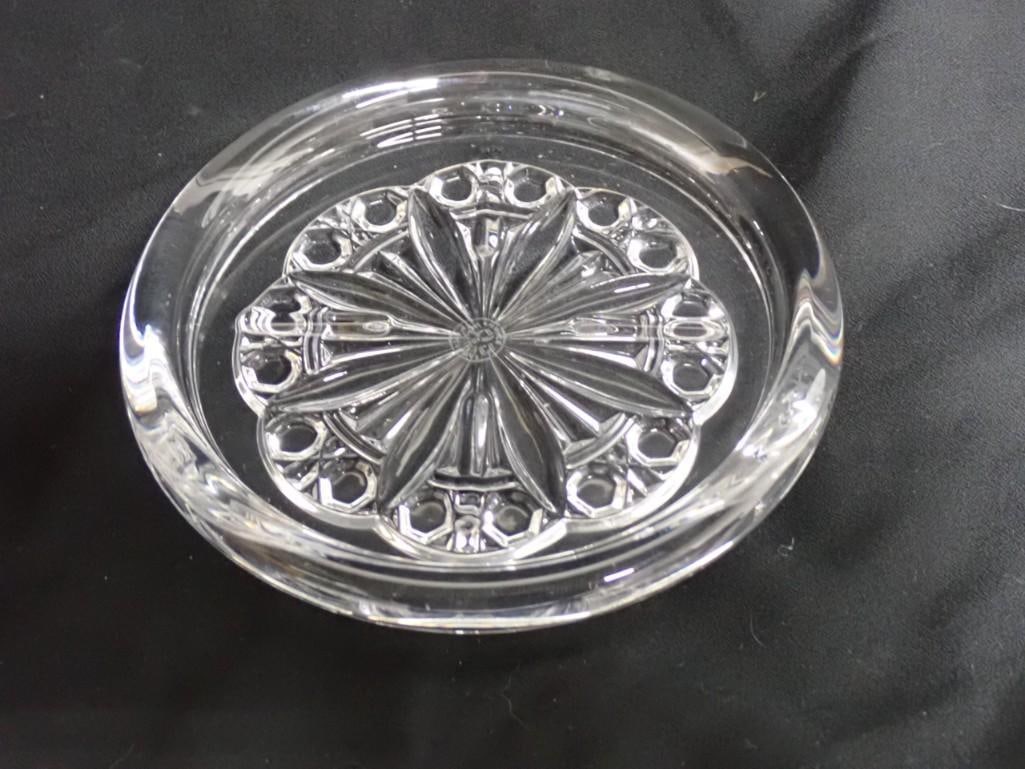 Baccarat Crystal Wine Decanter Coaster, Rosace Pattern: Baccarat Crystal Wine Decanter Coaster, Rosace Pattern