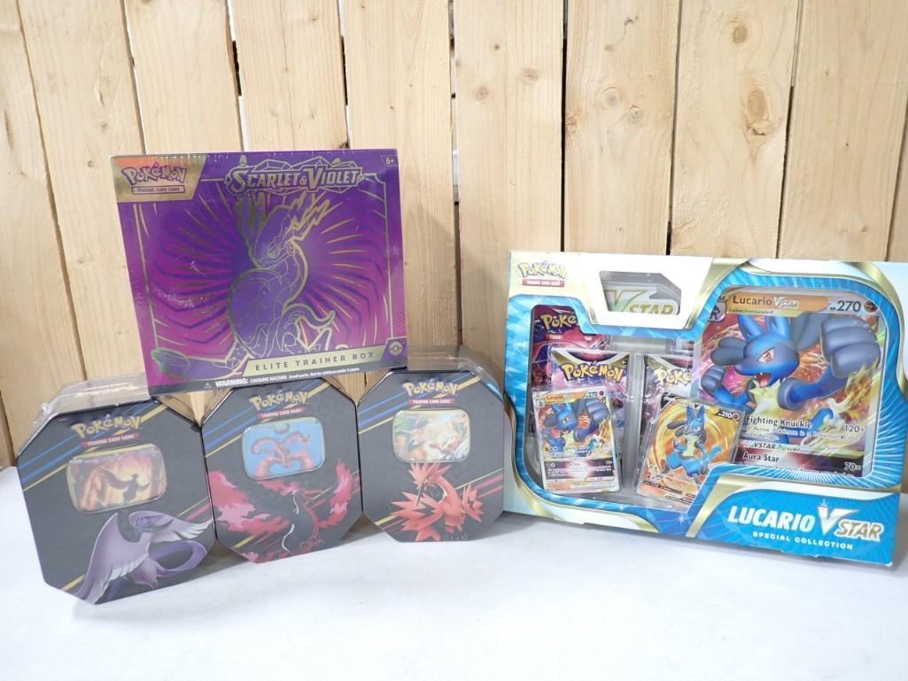 Sealed Pokemon Cards New incl Scarlet & Violet Elite Trainer Box, (1 of 9)