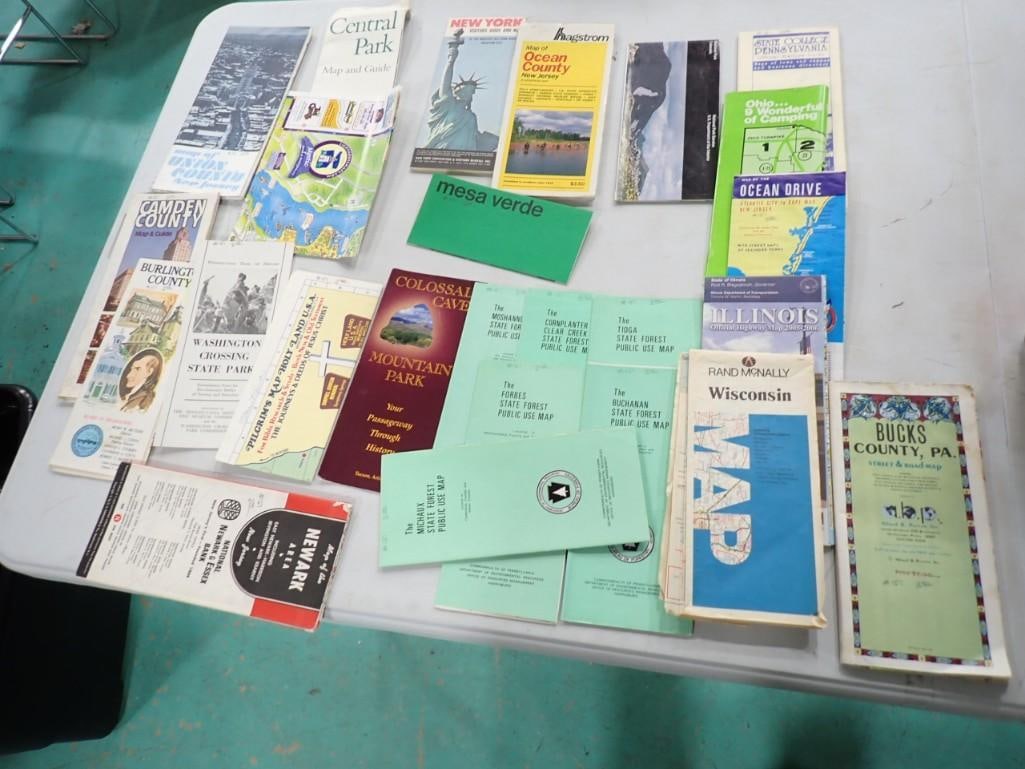 Lot of Vintage Road and other Maps / Ephemera (1 of 7)