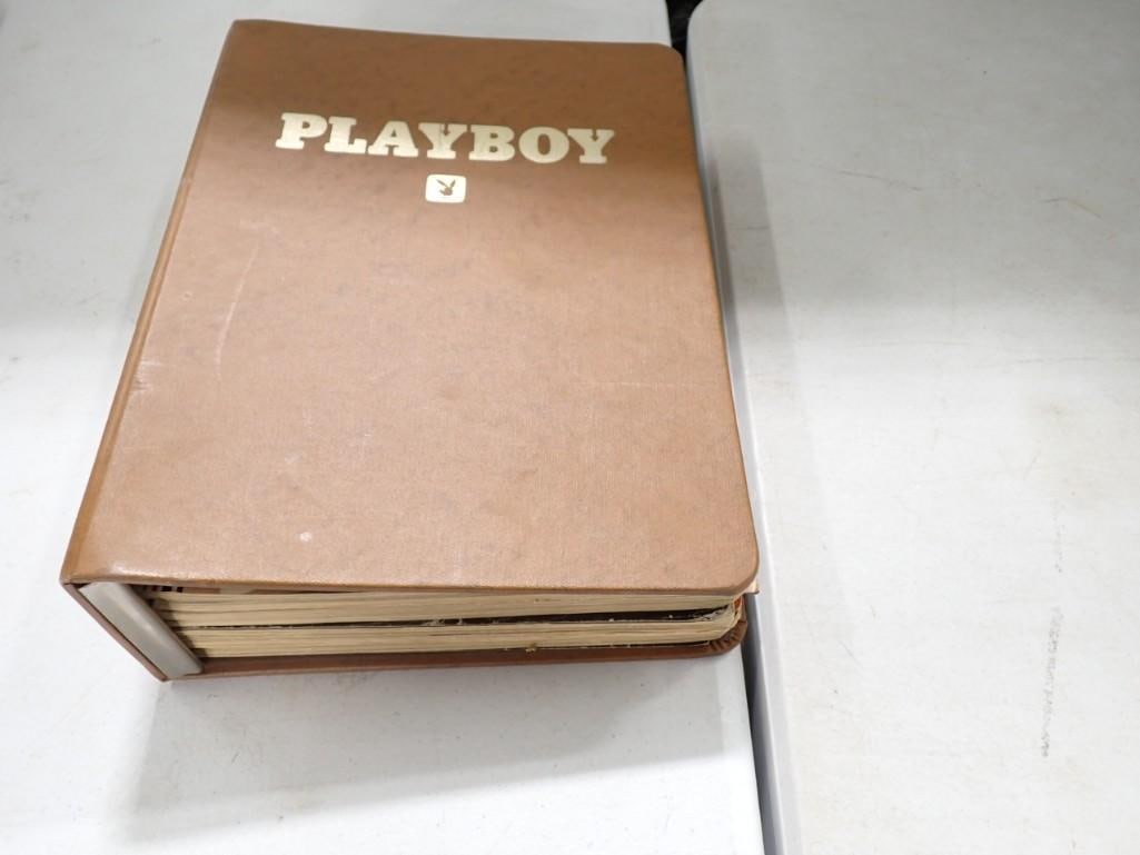 Playboy Binder with Old Playboy magazines - including 1960's (1 of 7)
