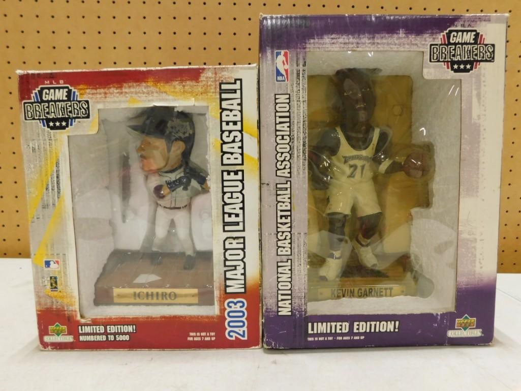 2 Game Breakers MLB Figures incl Kevin Garnett and Ichiro Suzuki New in Box (1 of 4)
