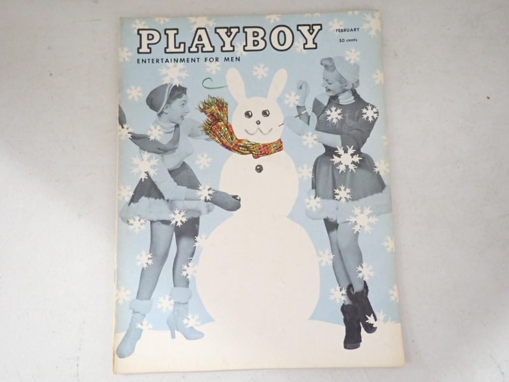 February 1955 Playboy Magazine (1 of 4)