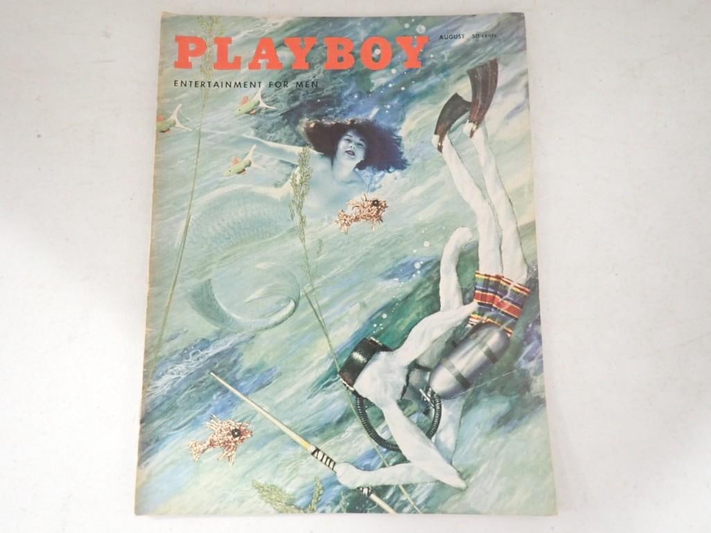 August 1955 Playboy Magazine (1 of 4)