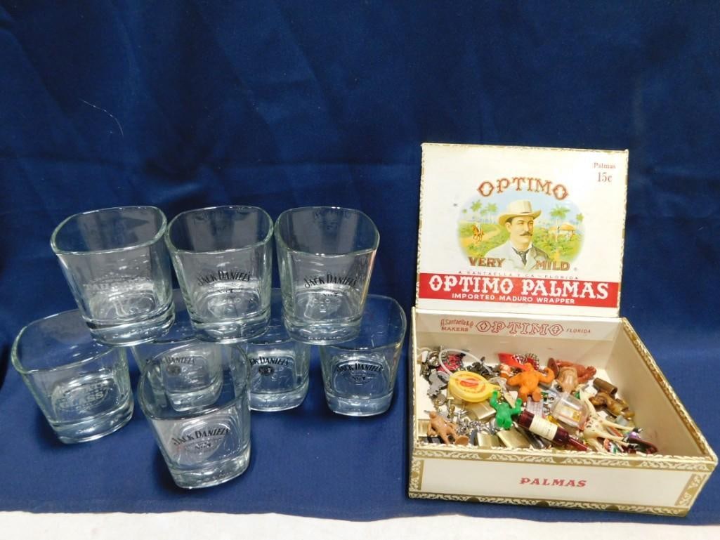 Lot of Smalls and Jack Daniel's Bar Glasses: Lot of Smalls and Jack Daniel's Bar Glasses
