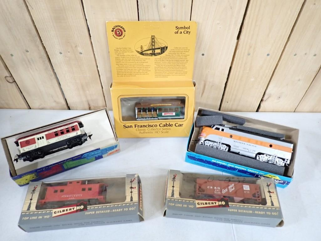 Model Train Lot including Gilbert HO Scale, Bachmann San Francisco Cable Car, etc. (1 of 11)