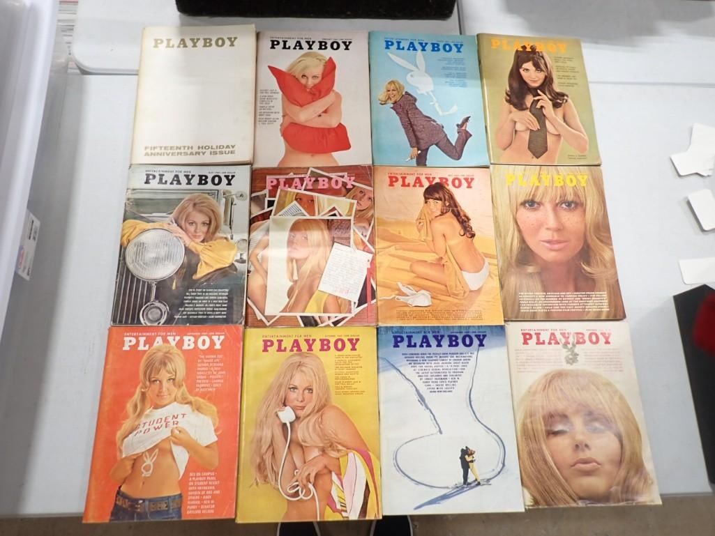 Playboy Magazines - Complete year 1969 (1 of 7)