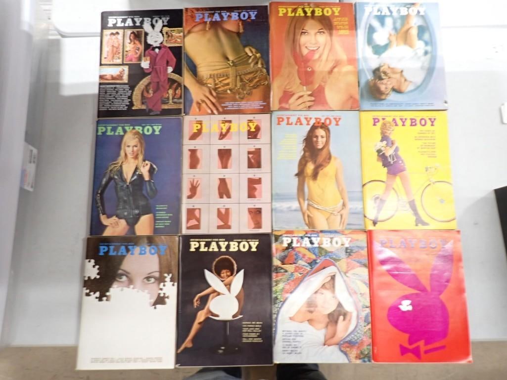 Playboy Magazines - Complete year 1971 (1 of 7)